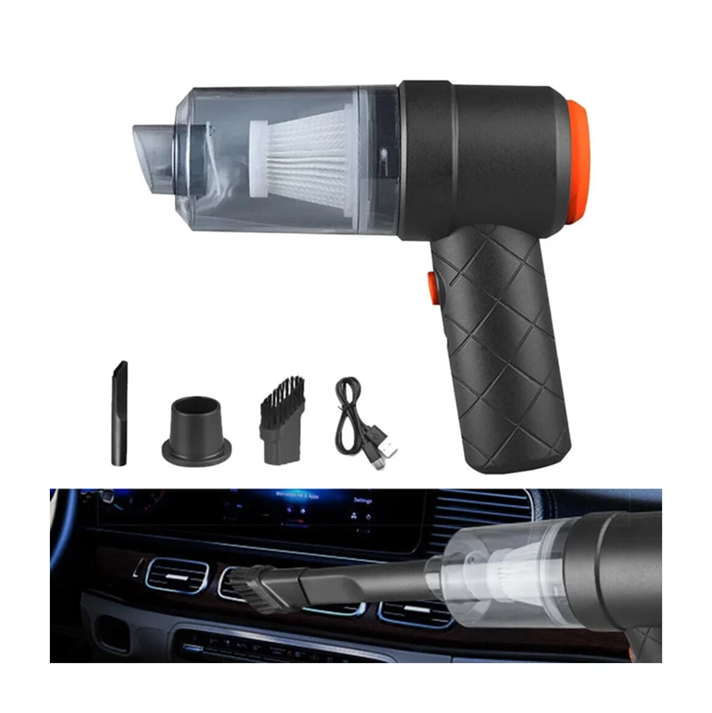 Aspiradora Portátil 2 en 1 para Auto y Hogar 🚗✨