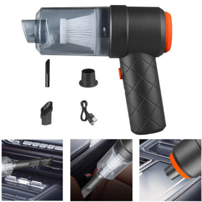 Aspiradora Portátil 2 en 1 para Auto y Hogar 🚗✨